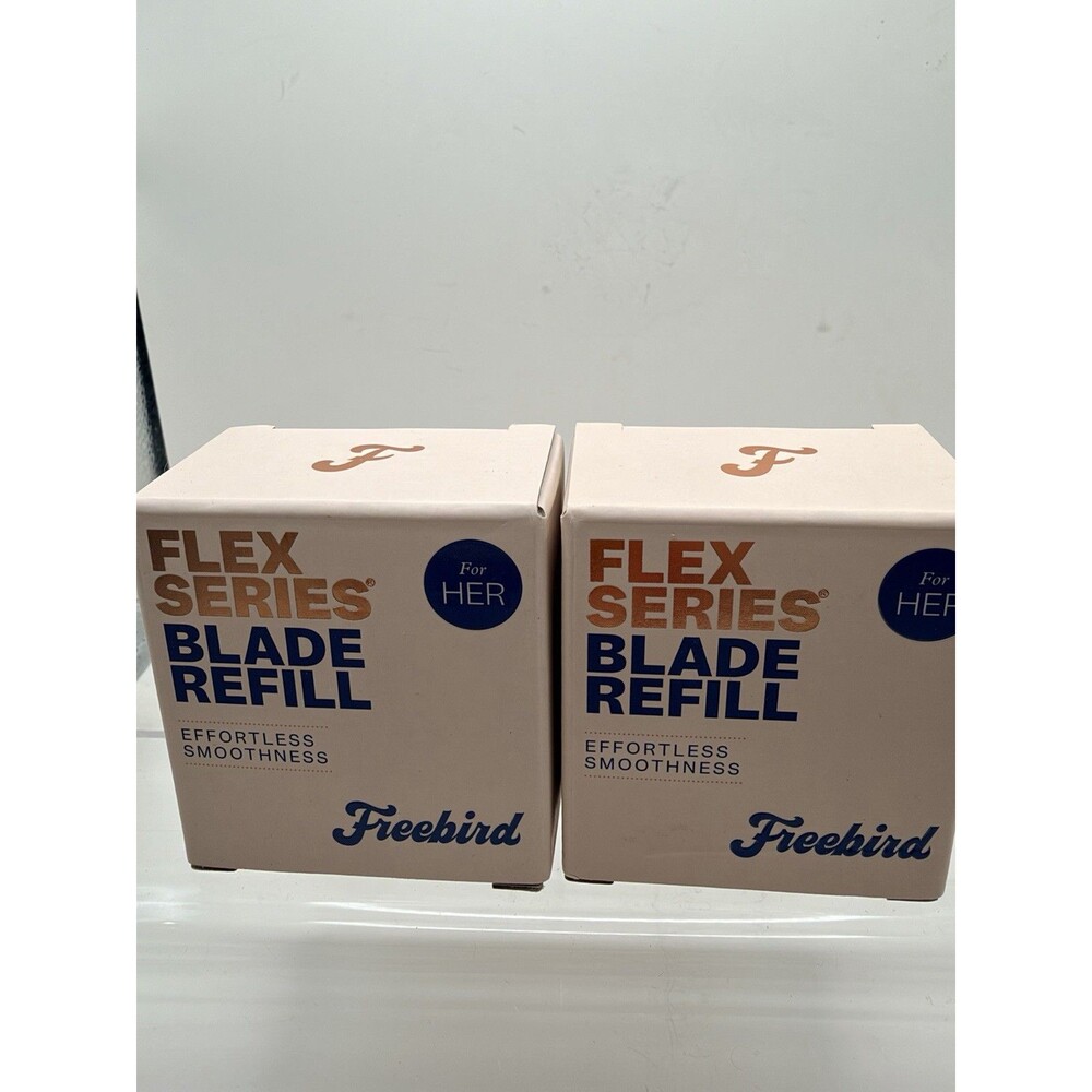 Freebird  Flex Series Blade Refill For Her -White 2 Pks NEW